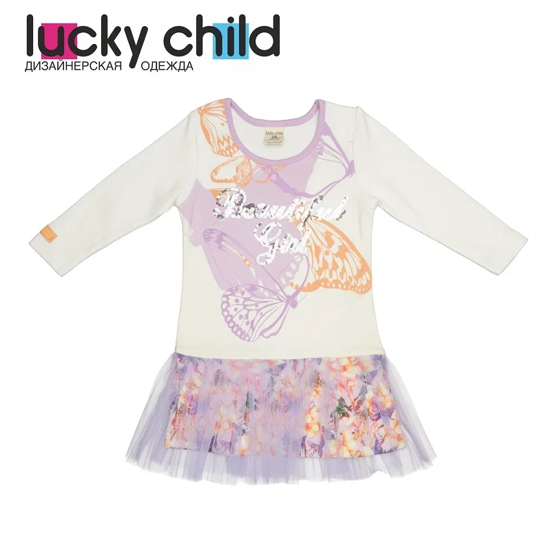 Платья Lucky Child для девочек 55-63 м, летнее платье, детская одежда