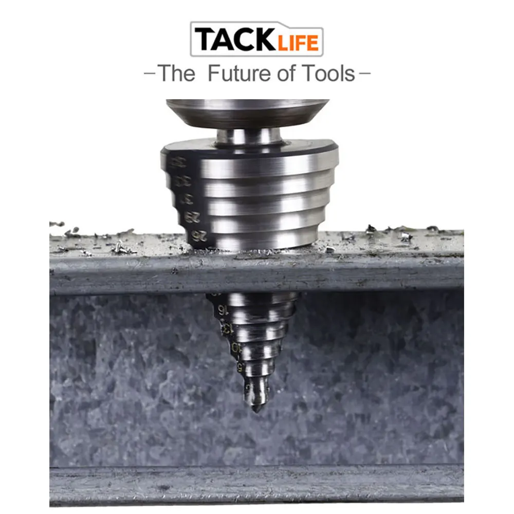 High Speed Steel Silver Convenience Tools Multiple Hole Cutter Hex Titanium Step Drill Useful Countersink Gadget Sheet Kit