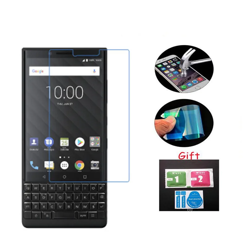 3X For BlackBerry KEY2 LE Glass Screen Protector Nano Soft Tempered