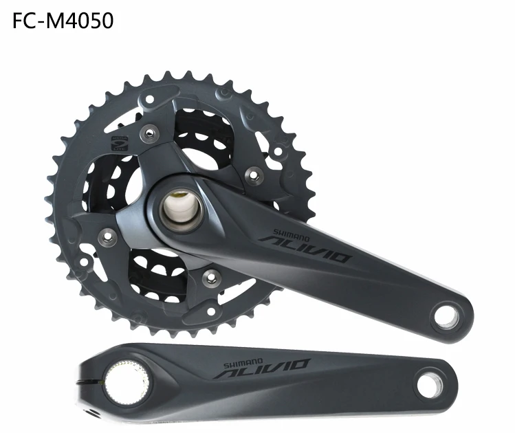 SHIMANO ALIVIO FC-M4060 FC-T4060 FC-M4050 FC-M4000 диаметра окружности болтов(3*9 s 27 mtb велосипеда вал со звездочкой велосипедных частей включает в себя BB51