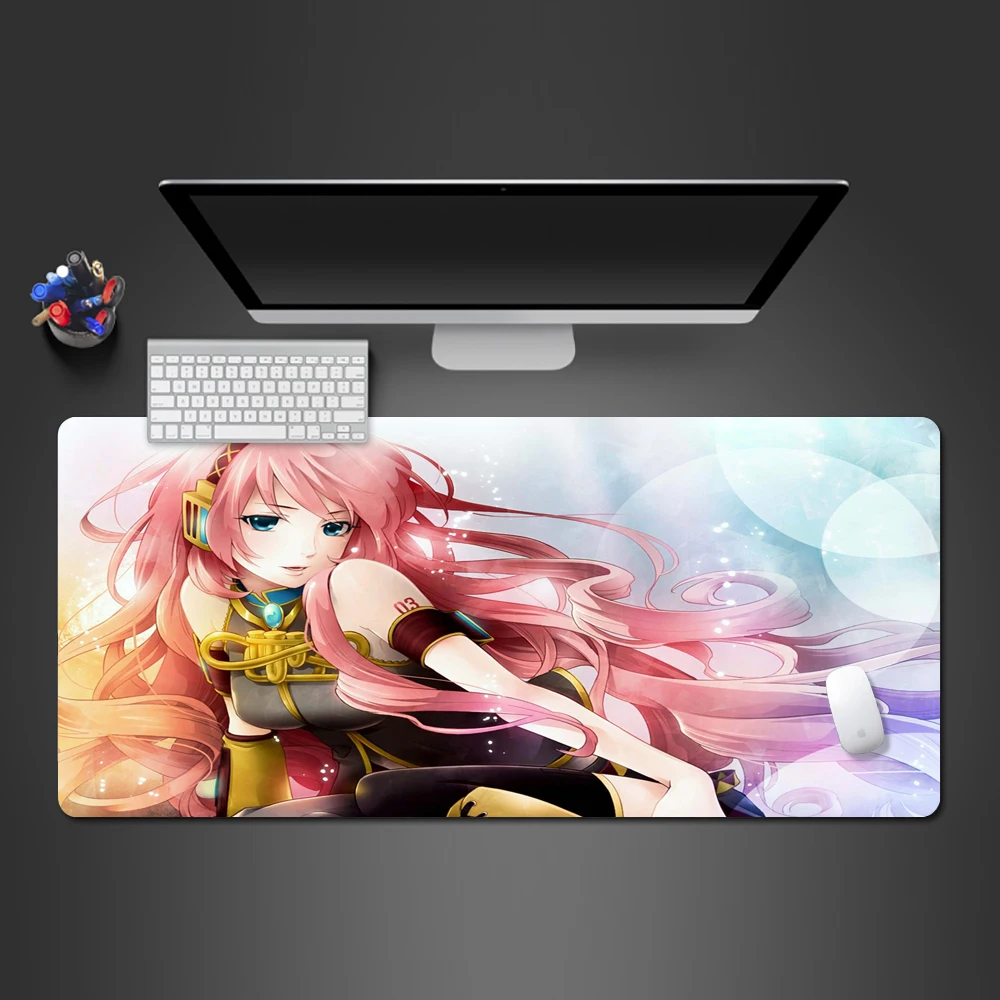 

Hot Innocent Girl Anime Mousepad High-end Game Mouse Pad Big Player Mouse Pad Game Desktop Pad Laptop Keyboard Big Play Mousepad