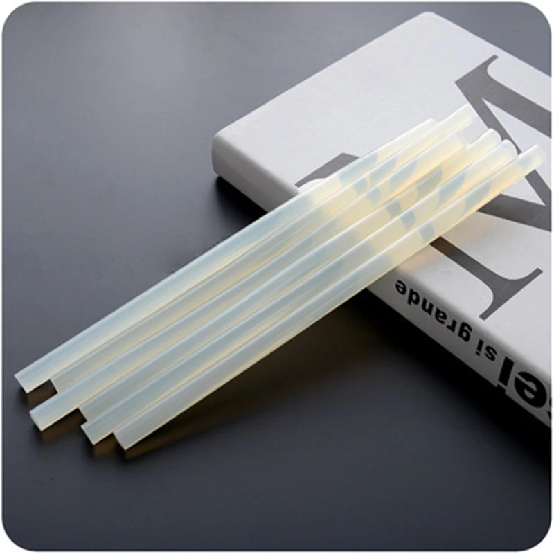 9122 home convenient hot-melt adhesive glue stick a hot melt glue 7mm transparent hair accessories wholesale