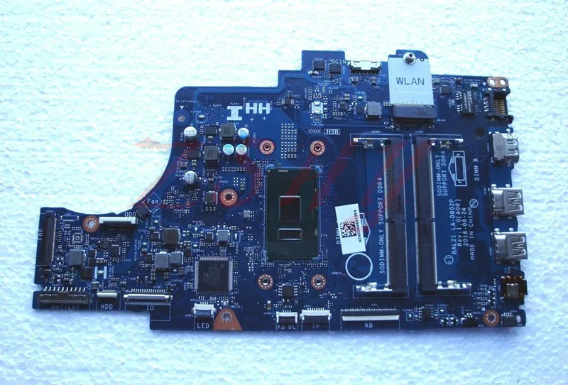 FOR DELL Inspiron 15 5567 5767 Laptop Motherboard CN DG5G3 0DG5G3 With