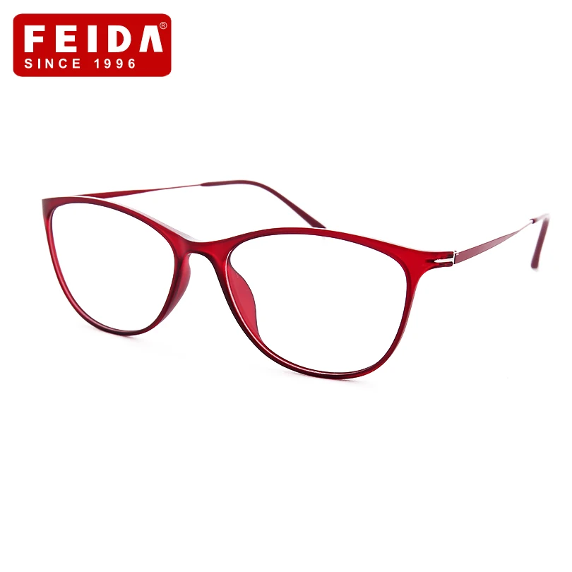 FEIDA классические женские очки оправа пластиковые ультралегкие женские очки оправа для чтения оптические очки Рамка YX0267-1