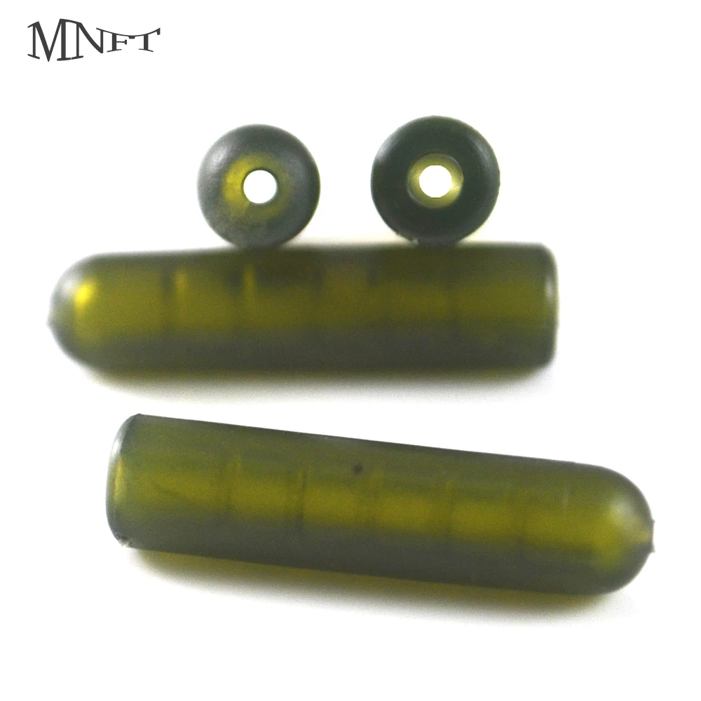 

MNFT 12Pcs Rubber Bullet Buffer Beads For Helicopter Rigs Protecting Swivels