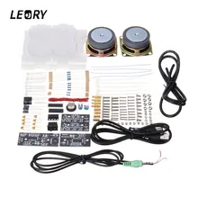 LEORY 8002 Mini Amplifier Speaker DIY Audiophile Dual Loudspeakers Electronic Components Stereo CH2 0 Subwoofer Assembles