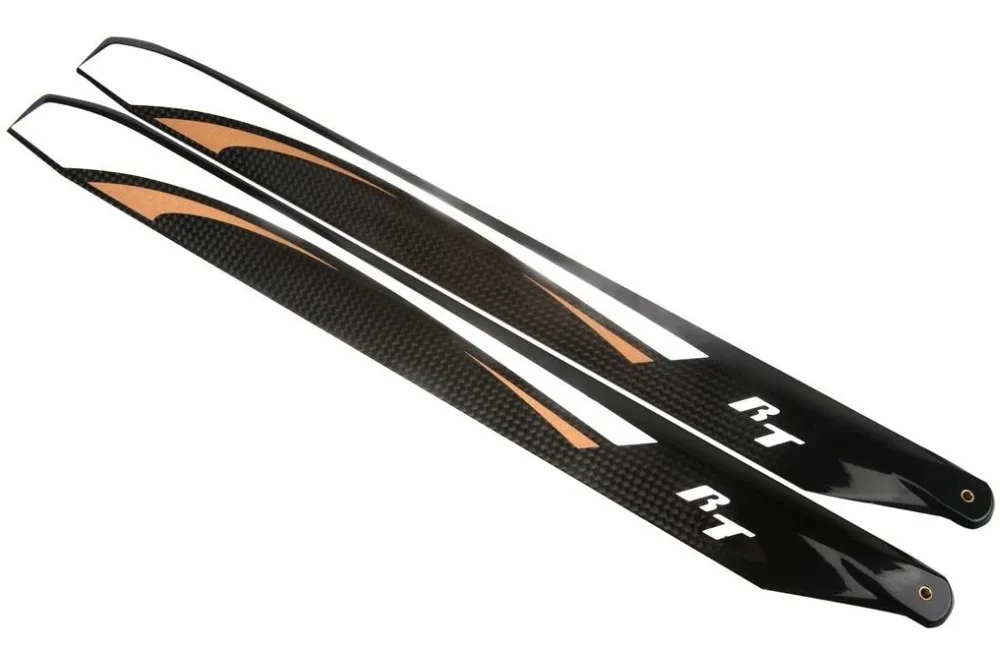 

KDS RotorTech 710MM 3D Flybarless FBL CF Carbon Fiber Main Blades for All 60-91 Size RC HELICOPTERS