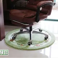 Круглый цветочный узор ковер плюшевый коврик подушка для стула Противоскользящий внутренний