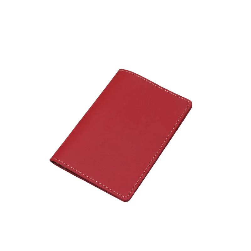 Zongshu натуральная кожа Обложка для паспорта Высокое качество мягкий кожаный держатель для карт для проездных документов женский дизайнерский чехол для карт - Цвет: red