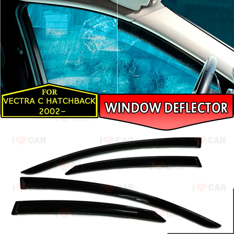 Оконные дефлекторы для Opel Vectra C 2002 2008 дефлектор окон хэтчбек автомобиля