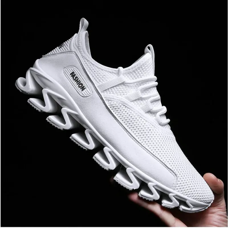 

Men brand Sneakers High Quality Men White Black RED Breathable Casual Shoes Knitted Fly weaving cloth Tenis Flats shoes LE-79