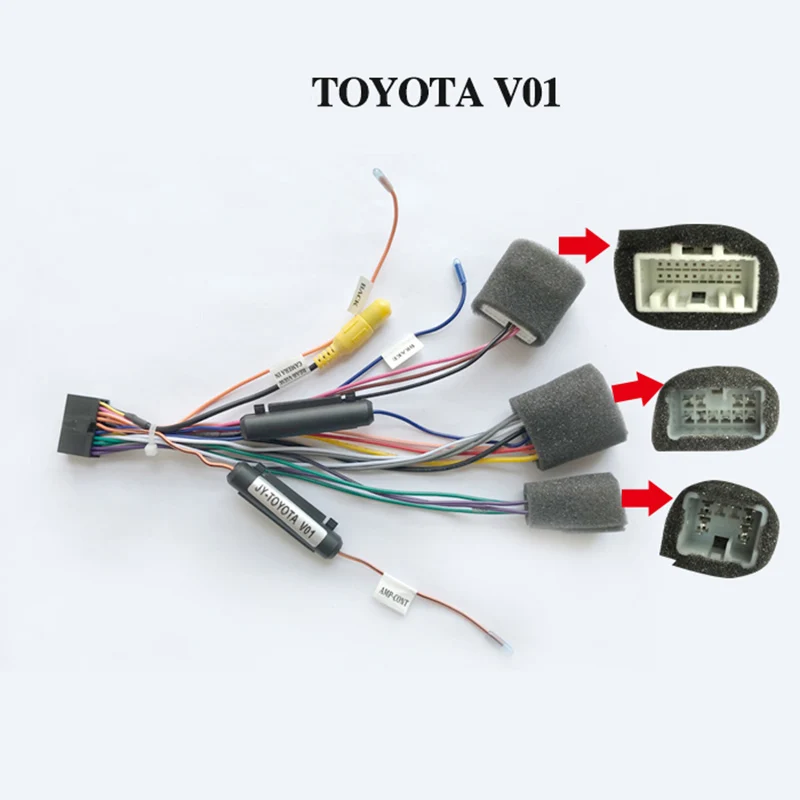 Жгут проводов кабель для Тойота только для ARKRIGHT автомобиля радио Android устройства