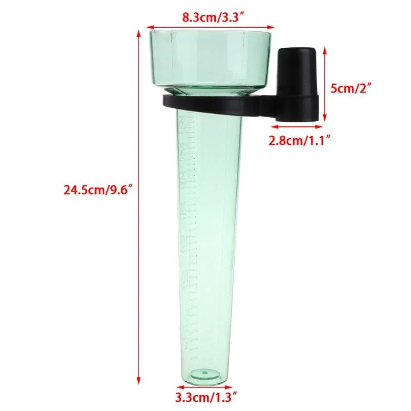 

9.6" Polystyrene Rain Gauge Measurement Tool for Water Ground Garden