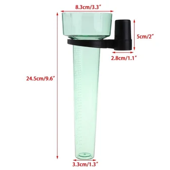 

9.6" Polystyrene Rain Gauge Measurement Tool for Water Ground Garden