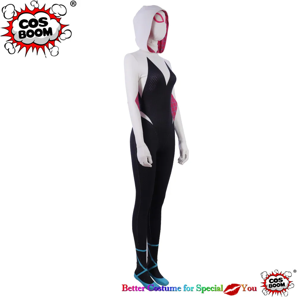 spider-man into the spider-verse spider-woman gwen stacy jumpsuit cosplay costume11