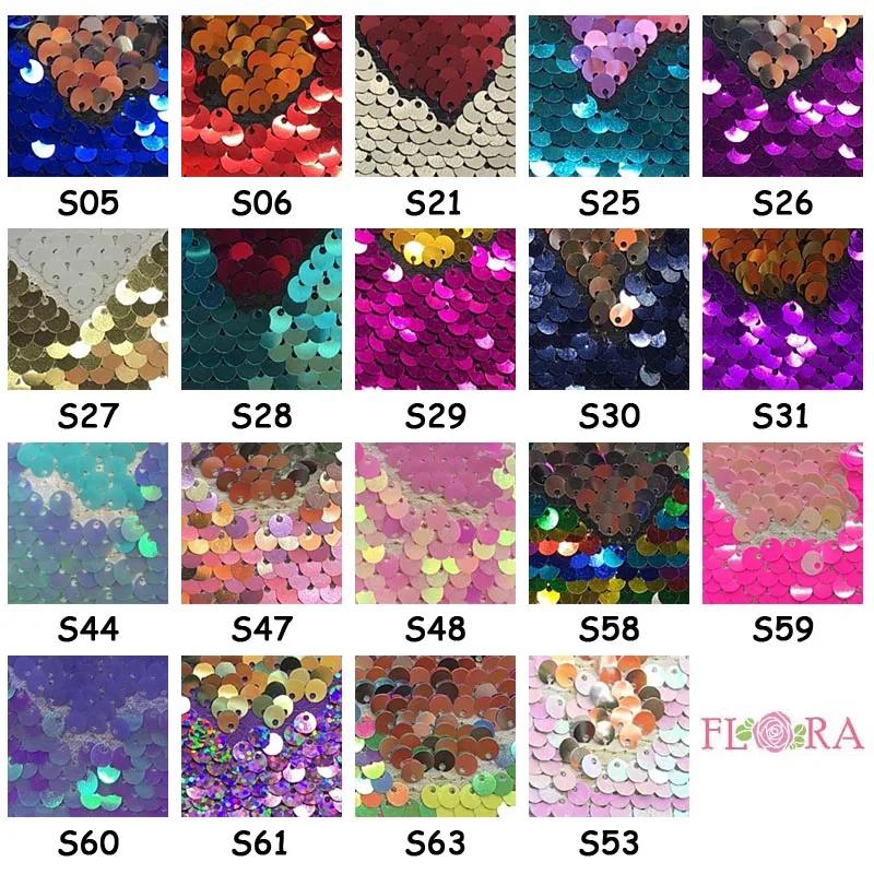 

Party decoration and bow fabric 3" 75mm colorful reversible sequin ribbon