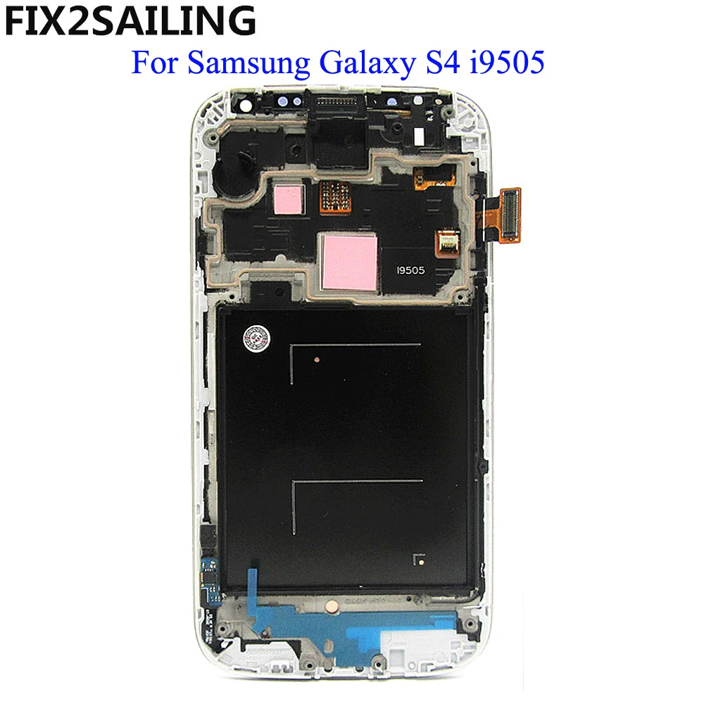 

For Samsung Galaxy S4 I9500 I9505Super AMOLED LCD Display 100% Tested Working Touch Screen Assembly Frame