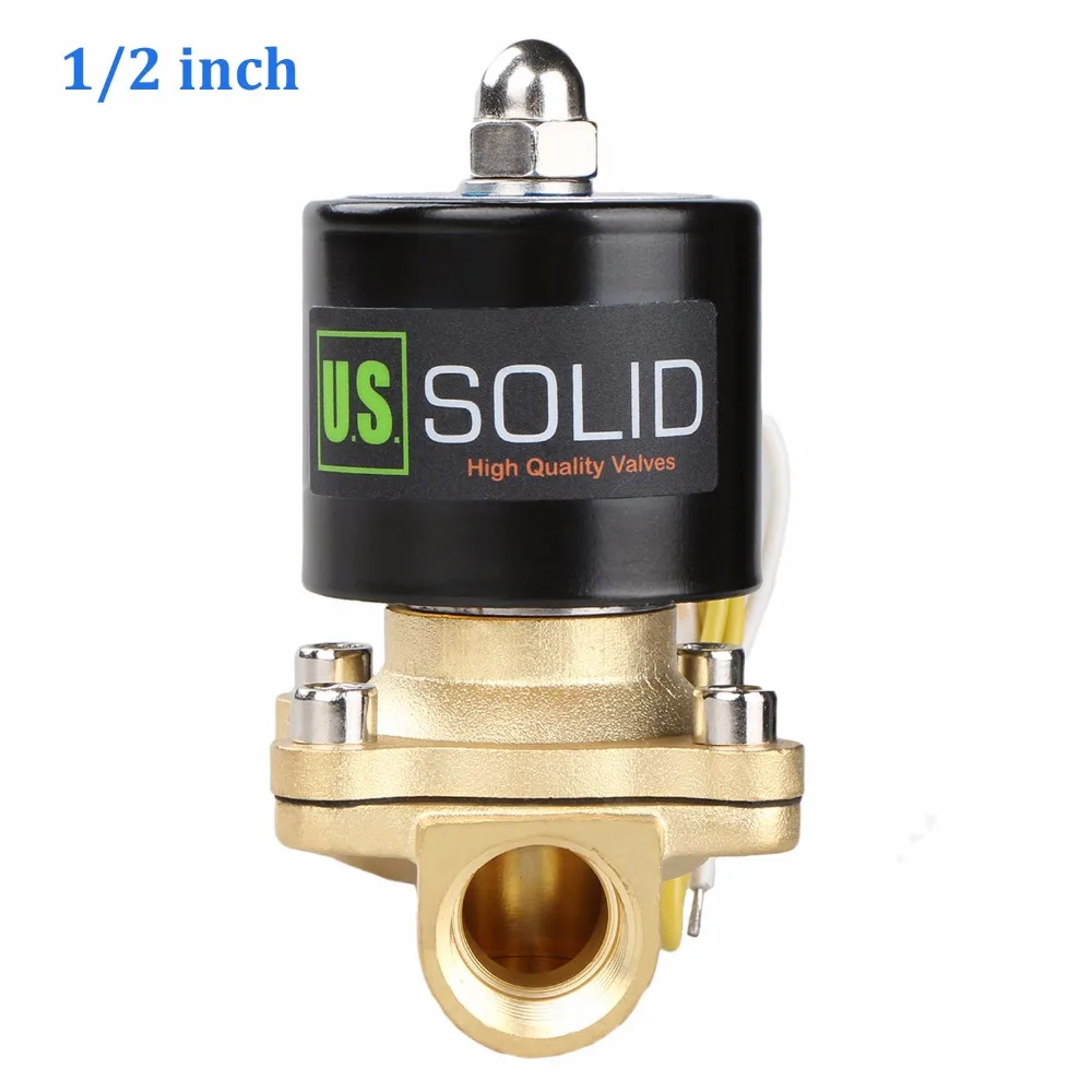 1/2 " 3/4" 1 "Латунь Электромагнитный клапан 24 В 12 DC 110 220 AC NPT нормально