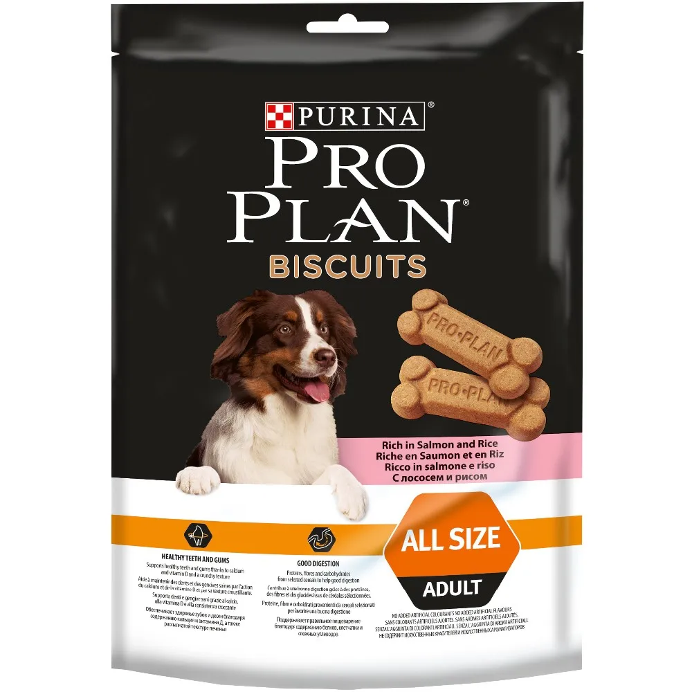 Delicacy Pro Plan Biscuits with salmon and rice, 1.6 kg