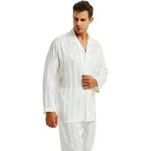Image 4 - Mens Silk Satin Pajamas Set  Pajama  Sleepwear Set Loungewear  S,M,L,XL,2XL,3XLL,4XL
