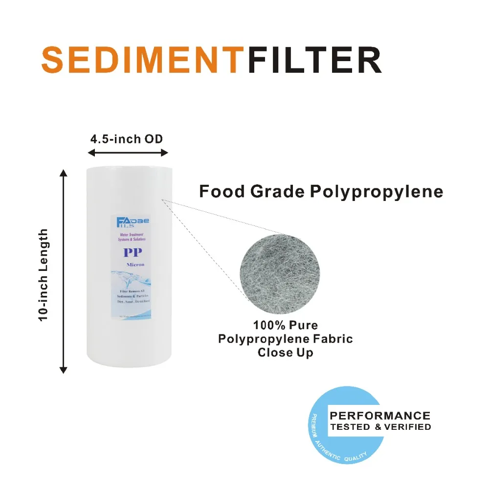 12 шт./упаковка картриджи для фильтрации воды 5 микрон 10x4 дюймов|5 micron water filter|water filter