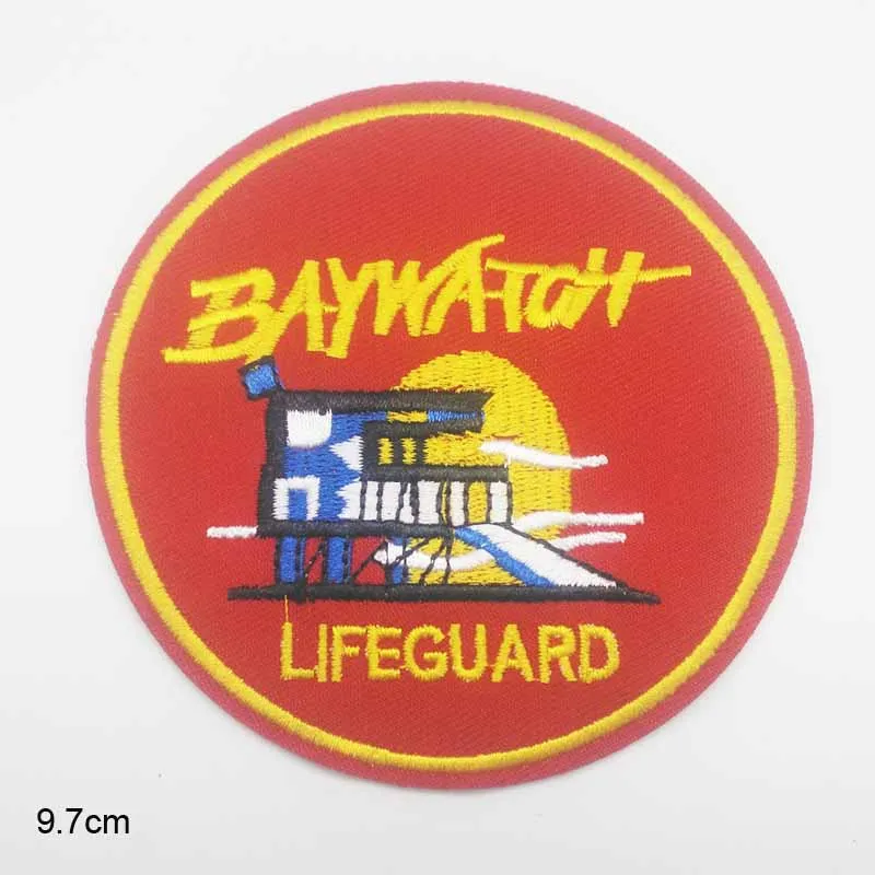 Спасение baywatch спасатель гладить на одежда с вышивкой патч для Костюмы Интимные аксессуары Новое поступление года