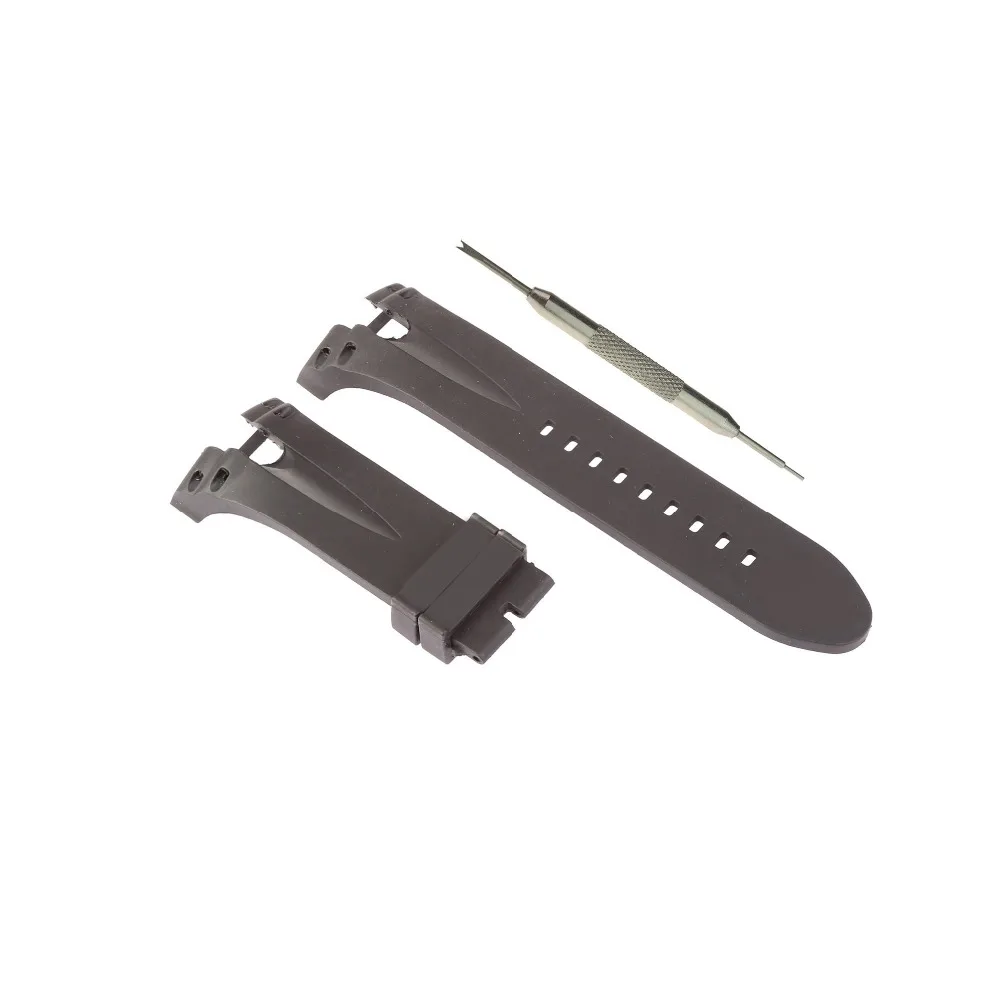 

MDNEN 36mm Black Rubber Watch Band Strap Fits For Invicta Reserve Venom II + Free Spring Bar Tool