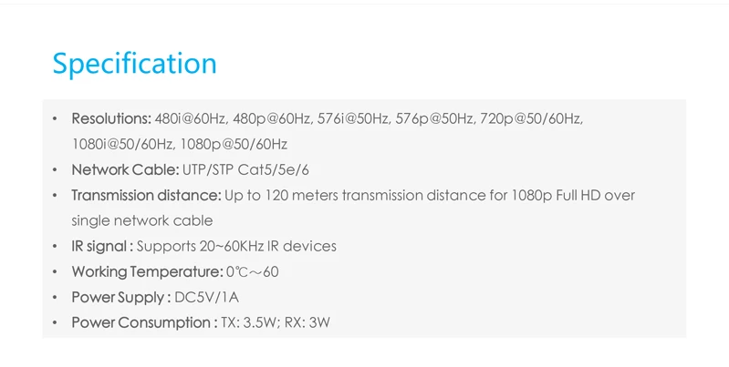 До 120 м с ИК, LKV383 HDbitT HDMI 1080P УДЛИНИТЕЛЬ LAN повторитель по RJ45 Cat5e/Cat6