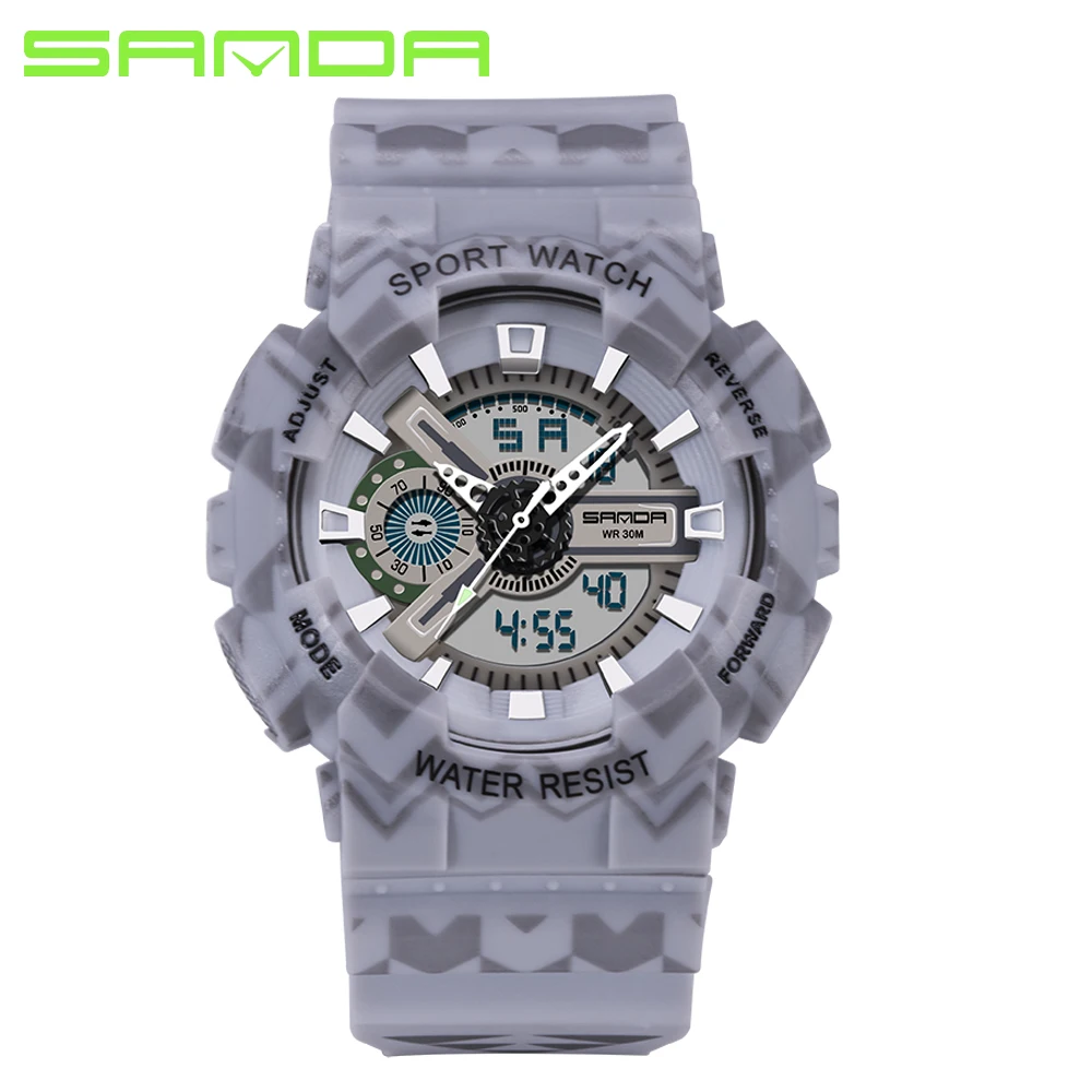 

Outdoor Sports Watches Men Women Waterproof Silicone Clock Camping Students Fashion Casual Wrist Watch Relogio 2018