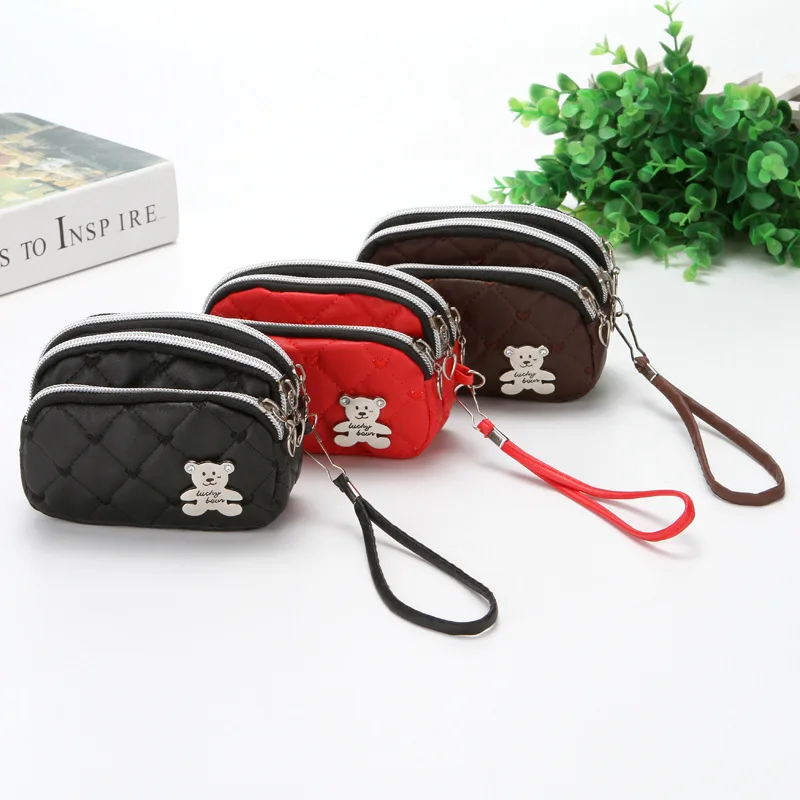 

Leather Wallets Women Wallet Long Designer Coin Purses Female Clutch Ne Credit Card Holder Solid Candy