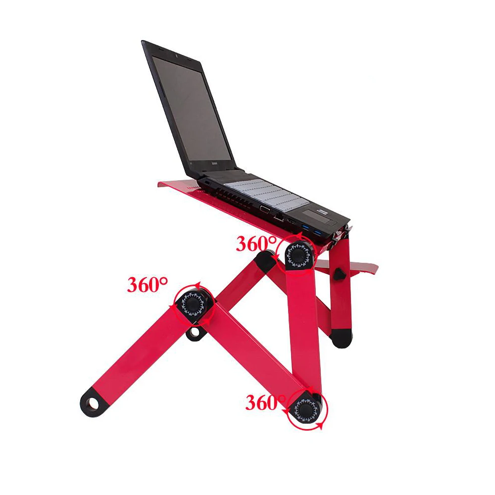 Portable Mobile Laptop Standing Desk For Bed Sofa Laptop Folding Table Notebook Desk With Mouse Pad For Bureau Meuble Office