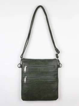 

Crossbody shoulder bag with small pockets