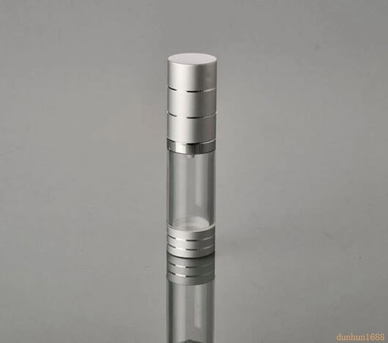 Download 15ml 30ml 50ml 80ml 100ml silver Airless Bottle Cosmetic ... Yellowimages Mockups
