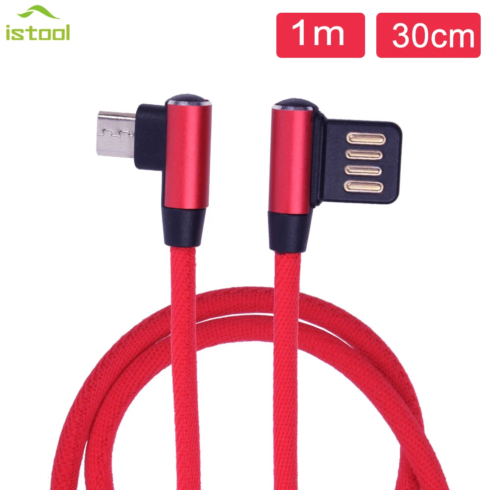 90 градусов Microusb угловой Быстрая зарядка Micro USB кабель для зарядки шнур кабели