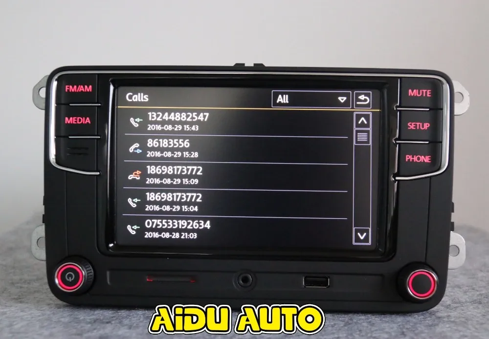 RCD330G плюс RCD330 + RCD510 RCN210 RCD340G автомобиля 6,5 "MIB радиоприемник для VW Golf 5 6 Jetta MK5 MK6 CC Tiguan Passat CC Polo 6RD035187A