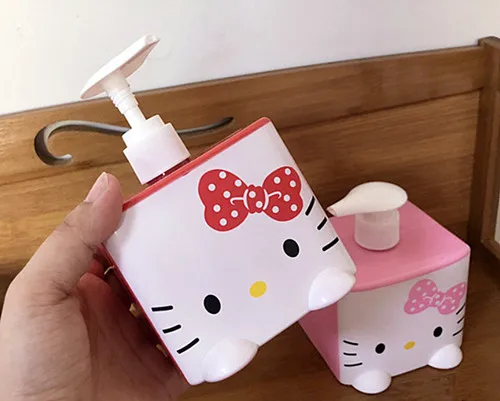 Hello kitty Красота косметический спрей бутылка ванная комната мытье рук тела 400 мл KX-6161