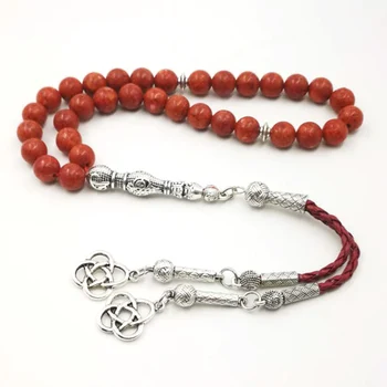 

Natural grass coral Tasbih Muslim Luxury gift For Eid Everything is new Fashion 2019 Bracelets