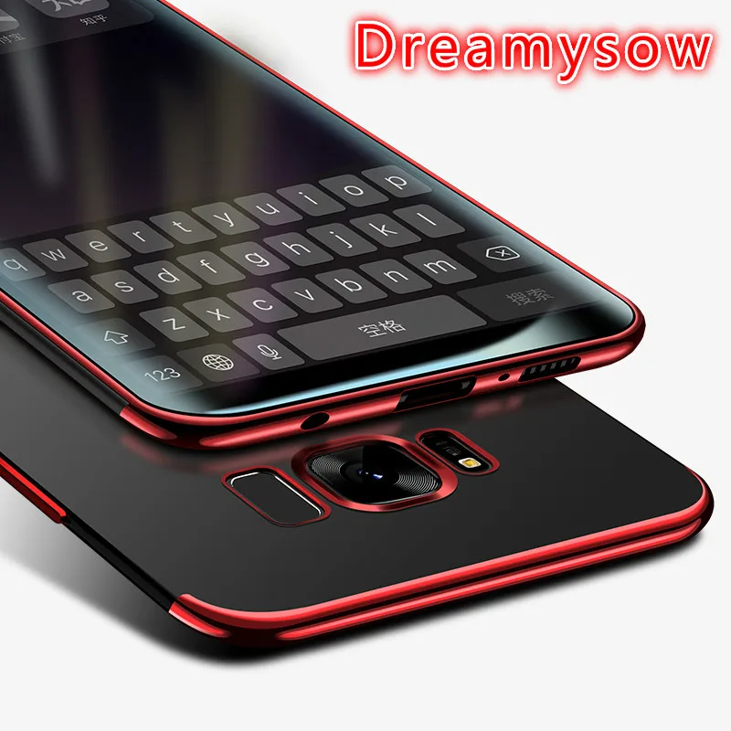 

Ultra Thin Plating Cover Case for Samsung Galaxy A3 A5 J3 J5 J7 2016 2017 S8 S9 Plus S7 S6 Edge Grand Prime Silicone Silm Cases