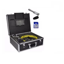 50 метров труба канализационный слив видео Инспекция бороскоп камера 23 мм 7 дюймов монитор DVR 8 Гб SD карта 512 передатчик hz трубопровод обнаружения