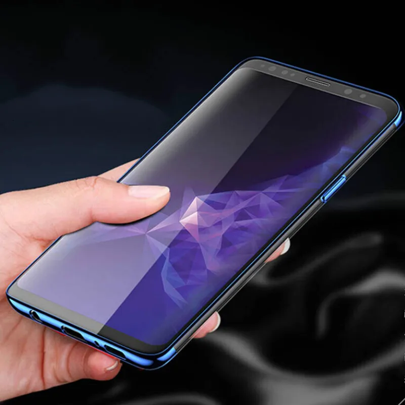 

Plating Soft TPU Ultra thin Cases For Samsung Galaxy S8 S9 Plus A7 A6 J4 J6 2018 Note 8 J3 J5 J7 2017 S6 S7 Edge Cover Case