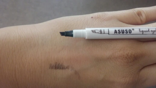 Eyebrow Microblading Tattoo Ink Pen ***FREE 3Pcs eyebrow shaper*** photo review
