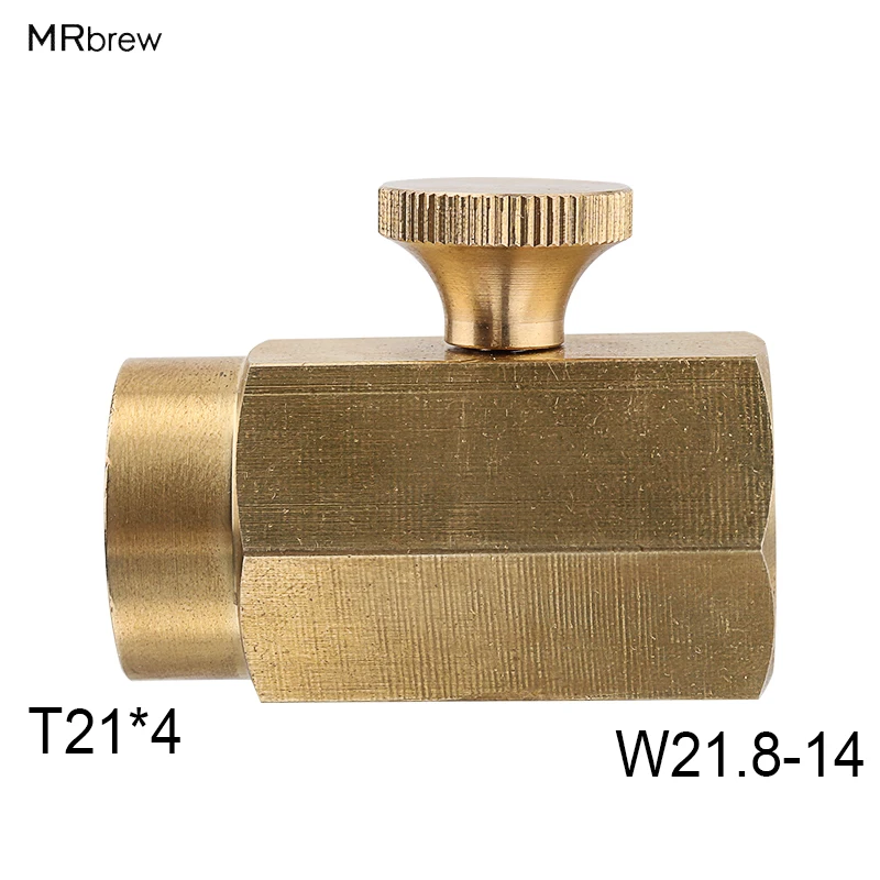 Tanie CO2 Refill Soda przejściówka do butli Soda nadmuchiwany konwerter zaworu do interfejsu W21.8 14