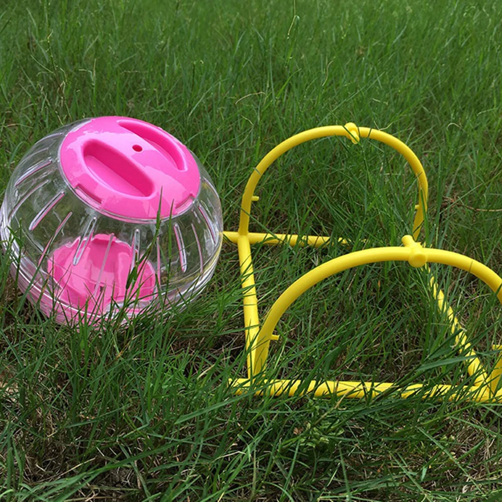 Домашнее животное Забавный бегущий Мяч Пластиковый камбала бегущий хомяк, домашнее животное маленькая упражняющая игрушка 12 см Прямая