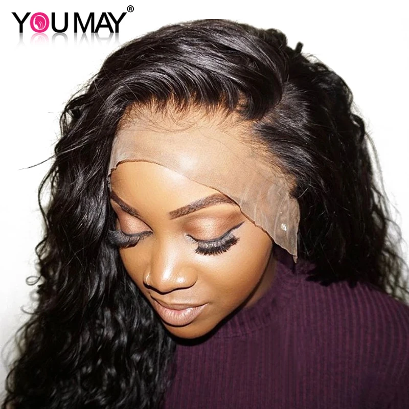 Pre Plucked Full Lace Human Hair Wigs With Baby Hair 150% Glueless Brazilian Curly Full Lace Wig For Women You May Remy Hair