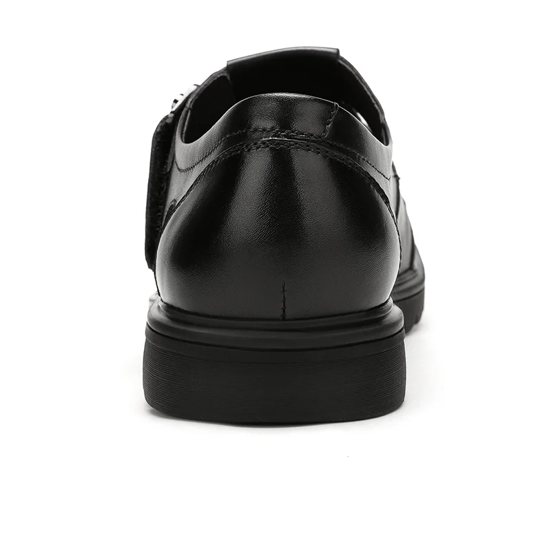 CAMEL Summer Retro Men Business Casual Sandals Genuine Leather Breathable Comfortable Fashion Men's Dad Shoes Velcro Men Shoes