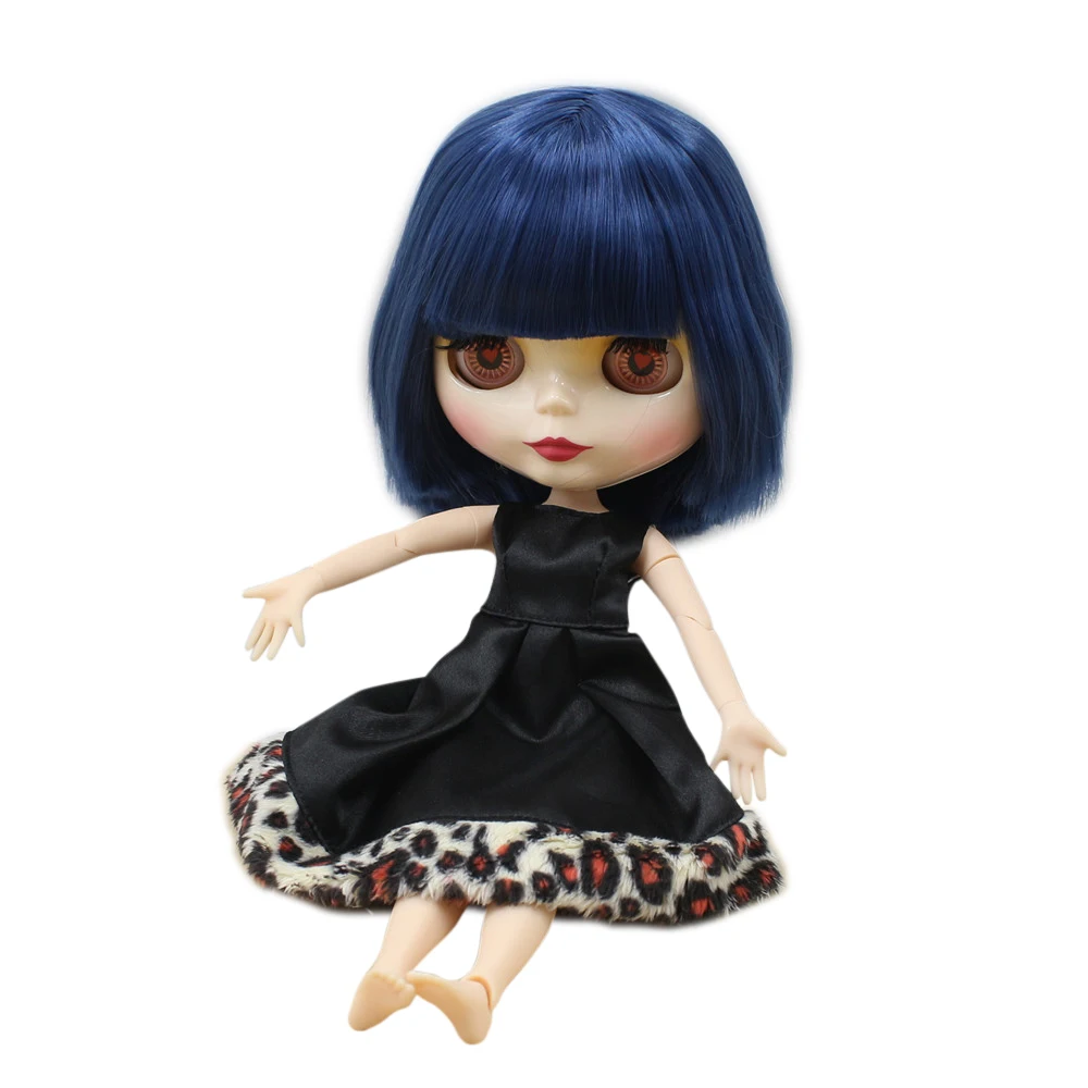 factory Blyth Doll bjd neo big breast Joint body short Blue Hair straight hair shiny face 1/6 30cm doll BL6221 factory Blyth Doll bjd neo big breast Joint body short Blue Hair straight hair shiny face 1/6 30cm doll BL6221