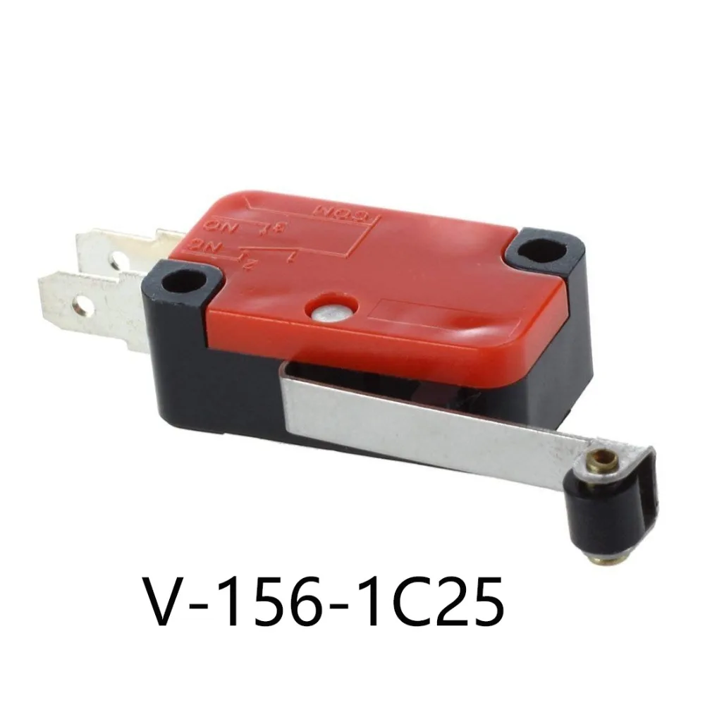 1PC Long Hinge Roller Lever Arm SPDT NO/NC Momentary Micro Switches V