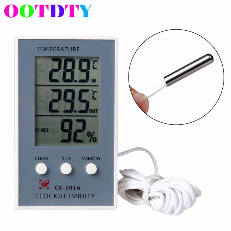 

LCD Digital Thermometer Hygrometer Temperature Humidity Measurer Tester MY10_35