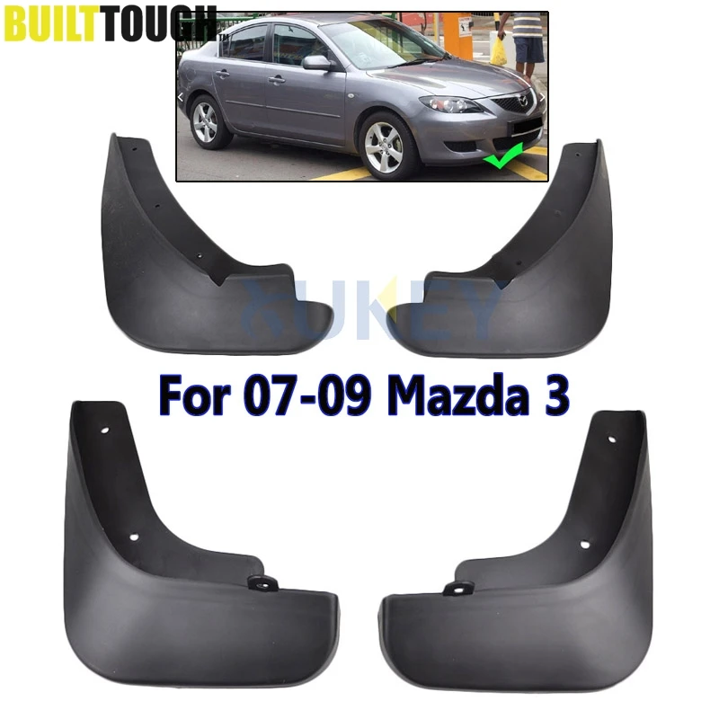 Переднее заднее крыло автомобиля брызговик s для 2007 2008 2009 Mazda 3 седан i после-подтяжка лица брызговики брызговик крыло брызговиков