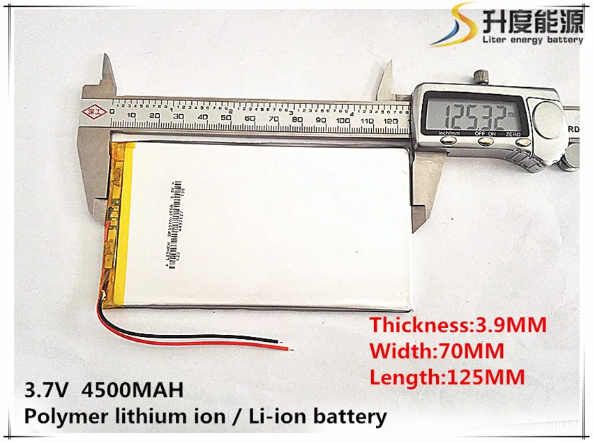 3,7 V 4500mah 3970125 литий-полимерная аккумуляторная батарея для DIY gps power bank Tablet PC MID DVD PAD